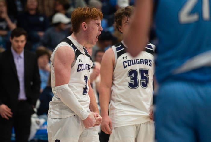 Breese Central vs Breese Mater Dei Illinois boys basketball February 23 2023 Paul Halfacre 15638